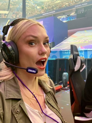 Clare Grant at the Fortnite World Cup 2019